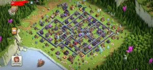 كلاش رويال ساحة 25 + كلاش اف كلانس تاون 15 شبه ماكس لوكل