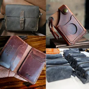 Premium Handmade Genuine Leather Wallet & Accessories  Elegant & Durable