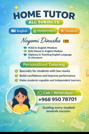 ENGLISH , MATH AND SCIENCE