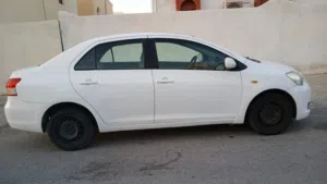 2007 Toyota Yaris Sedan for Sale - White, European Specs, Gasoline, Used