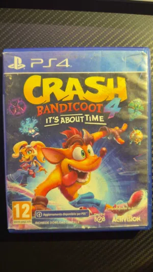 سي دي كراش BANDICOOT بلايستيشن 4 مستعمل بحالة الوكالة النسخه العربية بدون اي خدوش