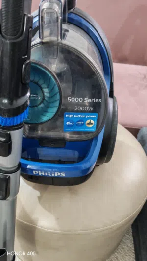 مكنسة كهربائية باور برو اكتيف ماركة فيليبس بقوة 2000 واط شغالة 100٪   Phillips vacuum cleaner 2000W