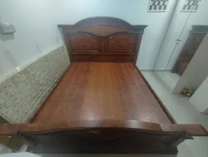 Wooden king size bed