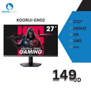 KOORUI GN02 – شاشة 27" FHD بمعدل تحديث 240Hz