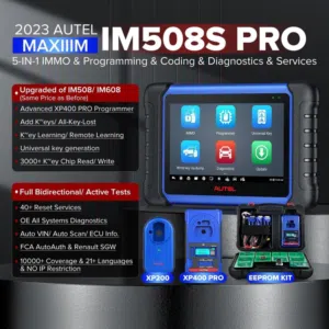 للبيع جهاز IM508S  و. معة موبرمجت xp400 proo  من شركة autel