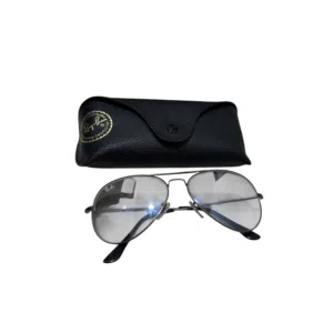 Authentic Ray-Ban Aviator Mirror Sunglasses Glass Lenses 58-14 w/ Original Case