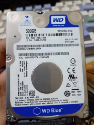 هارد 500 كيكا HDD يرهم لابتوب و دسكتوب مستعمل شغال بدون اي خلل