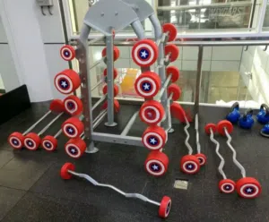 بارات مع وزن ثابت مستقيم أو متعرج