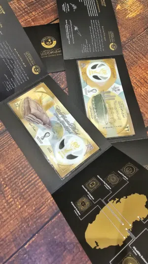 22 ريال قطري تذكاري كأس العالم