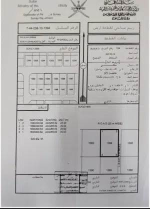 للبيع أرض سكنية مخطط صحنوت الشمالية