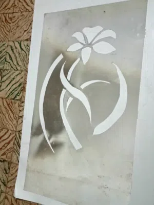 استنسل ورده