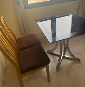 Dinning Table with 2 chairs