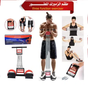 زنبرك تمارين المقاومه الرياضي توسيع الصدر مع مقابض اليد 2X1chest pull بناء شد العضلات 5 زنبركات