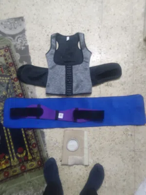 مشدات لظهر عدد 2ومشد لركبه