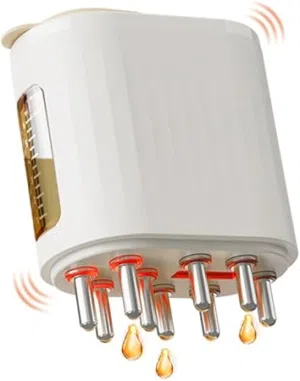 آلة مساج وتوزيع الزيت للشعر  electric massage brush  وضمان سنة