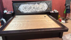 للبيع سرير لشخصين مقاس200