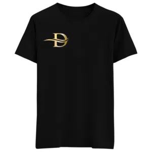 Black Tshirt pure cotton fabric