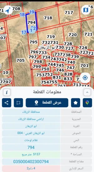 Mixed Use Land for Sale in Zarqa Abu Al-Zighan