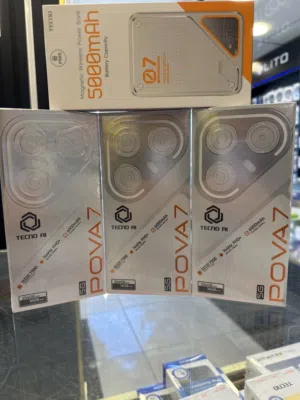 TECNO POVA 7 5G الجديد فل بكج  كفالة الوكيل بسعر مميز