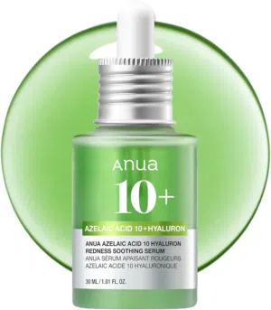 Product Title: Anua Azelaic Acid 10+ Hyaluron Redness Soothing Serum 30mlAchieve radiant and healthy