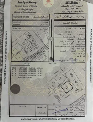 بيع ارض تجارية بالخضراء ولاية المضيبي