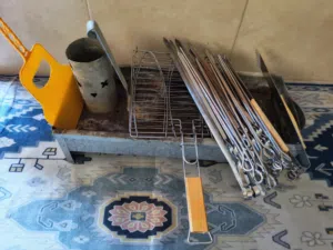 منقل و سياخ و شواية