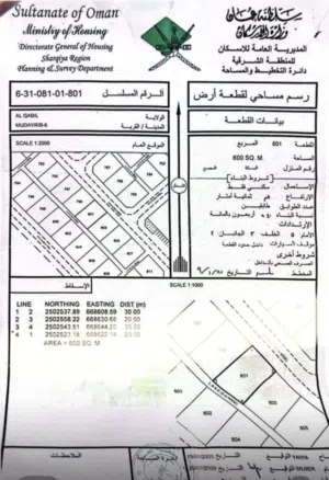 Residential Land for Sale in Al Sharqiya Ibra