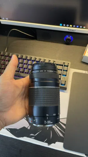عدسة كانون 75-300 mm Ef f4
