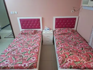 Two twin single bed
