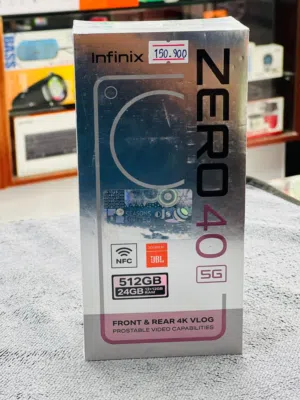 INFINIX ZERO 40 5G 512GB NEW MODEL FOR SALE