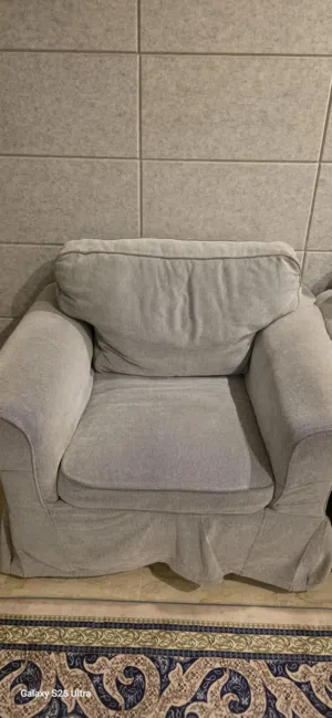 Comfortable Grey Sofa Set (1+2 Seater) – Good Condition
