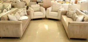 كنب جلوس مودرن تفصيل بالمتر  أجود أنواع الخشب والقماش بأفضل الأسعار Modern Custom-Made Sofas