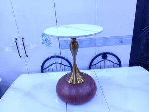طاولات مجالس إستيل سطحة رخام قوية وأنيقه