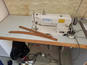 little used tailoring swing machine and inter lock machine with some accesories