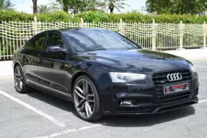 URGENT SALE - S-LINE AUDI A5 2016 - ACCIDENT FREE - GCC - BLACK EDITION