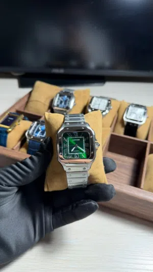 ساعات كارتير كوبي ماستر اعلى صنف  Cartier santos copy master high quality