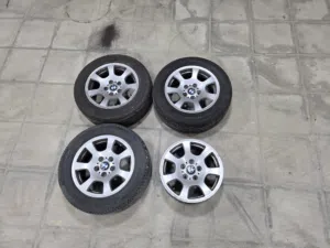 طقم جنطات بي أم BMW E60 520i قياس 16 انش