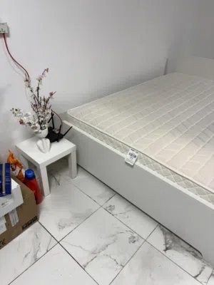 IKEA King Size Cot Bed (with PAN Home Matress)