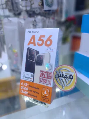 زي تي اي بليد A56 جديد بالكترونة 128 جيجا 12 رام