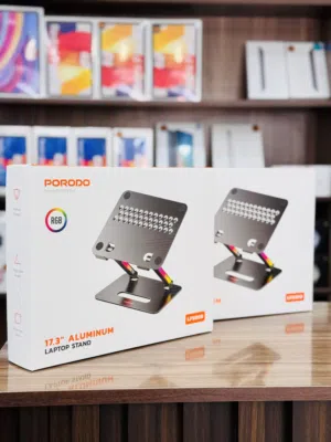 PORODO LFS-050 17.3’’ aluminium laptop   ستاند للايباد stand