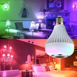 لمبه RGB LIGHT مع سماعه الموسيقى سماعات تشبك بلوتوث على الموبايل مع ريموت سماعة سماعات سبيكر ضوء