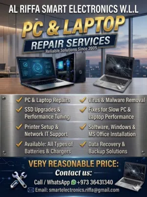 We Are Buying & Selling Laptop, PC & Repairing Services Available Very Reasonable Price