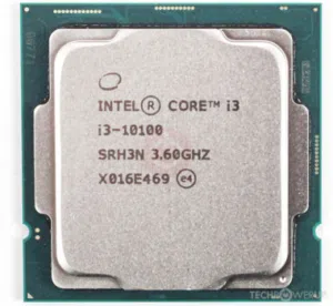 Intel CoreTM i3-10100F CPU, 4 Cores 8 Threads Up To 4.3 GHz Processor