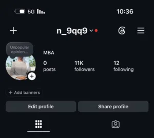 للبيع حساب انستقرام المتابعين 11k قابل للتفاوض بالمعقول