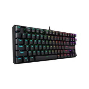 keyboard Redragon kumara وباللونين الابيض والاسود RGB عربي انجليزي بسعر حرق