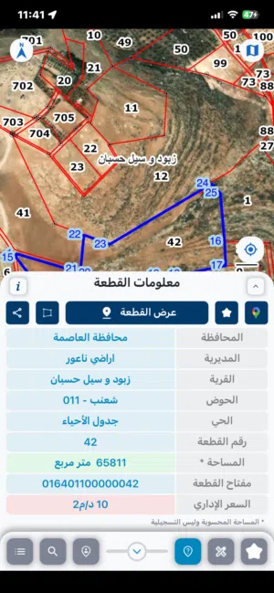 Farm Land for Sale in Amman Naour