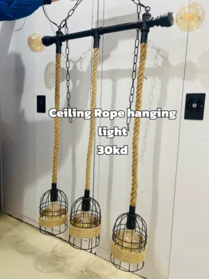 Ceiling rope Hanging lights