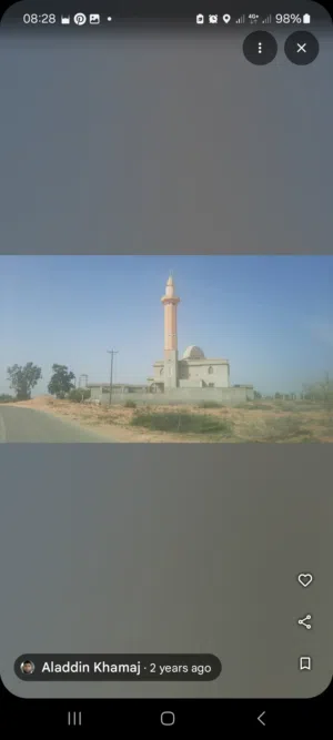 قطعة أرض 483 م في نجيله مثلث زراعية طريق ثانوية صقر قريش