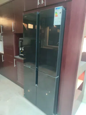 ثلاجه حجم كبير نوعية سلفر لاين