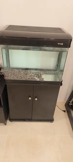 Aquarium for sale used but in excellent condition for 60 kd including fish and accessories.